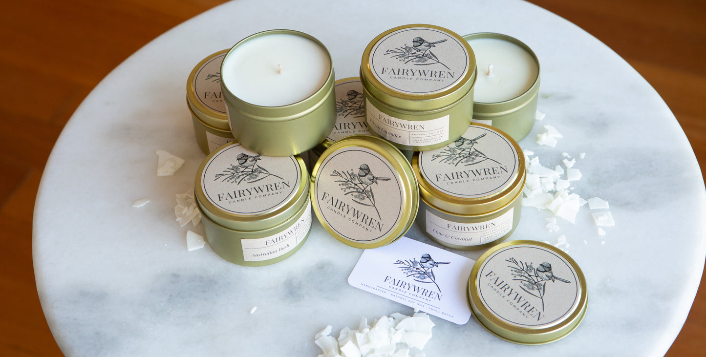 Lemon Myrtle - Travel Tin Candle