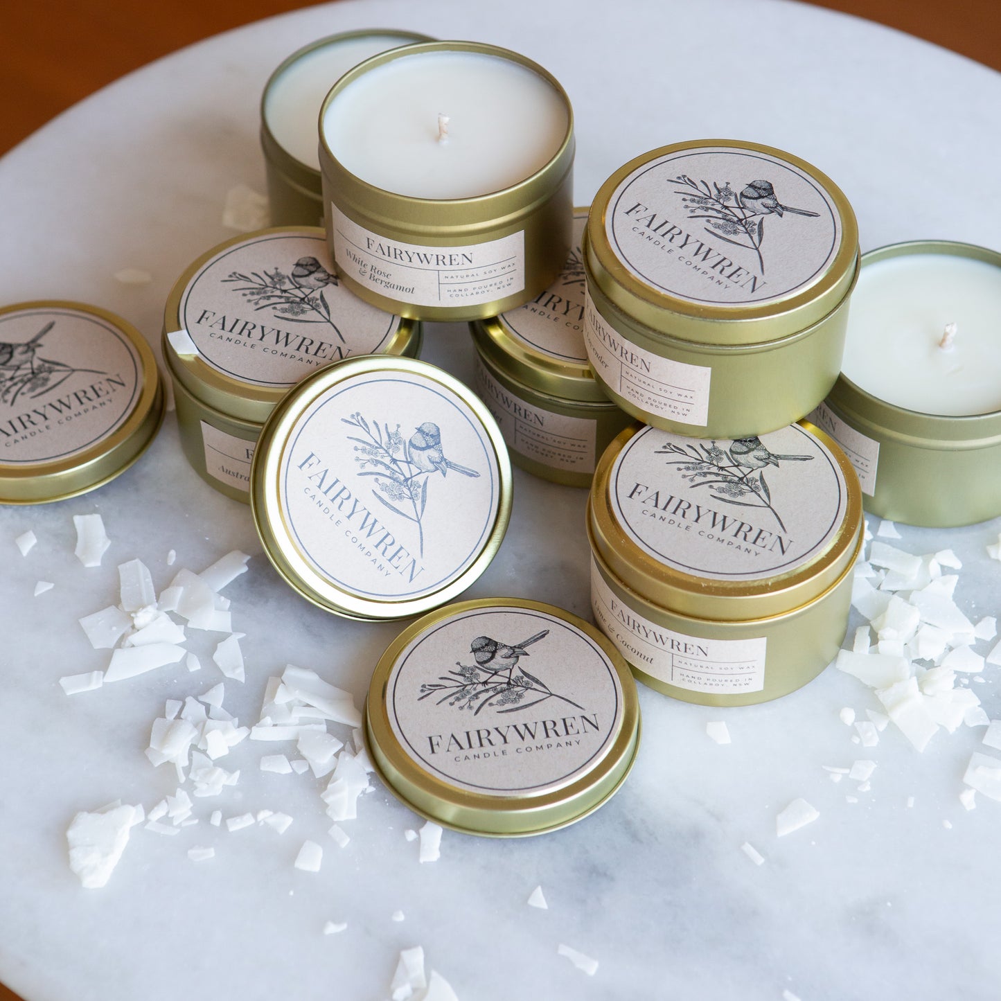 Black Amber & Lavender - Travel Tin Candle