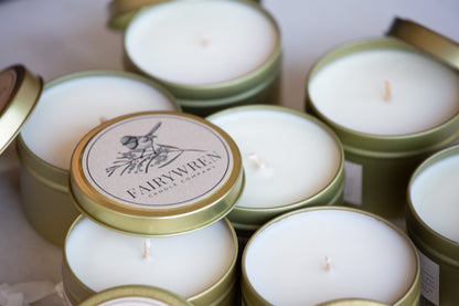 Mahogany & Oak - Travel Tin Candle