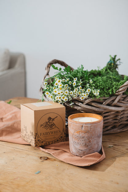 Lemon Myrtle - Terracotta Candle