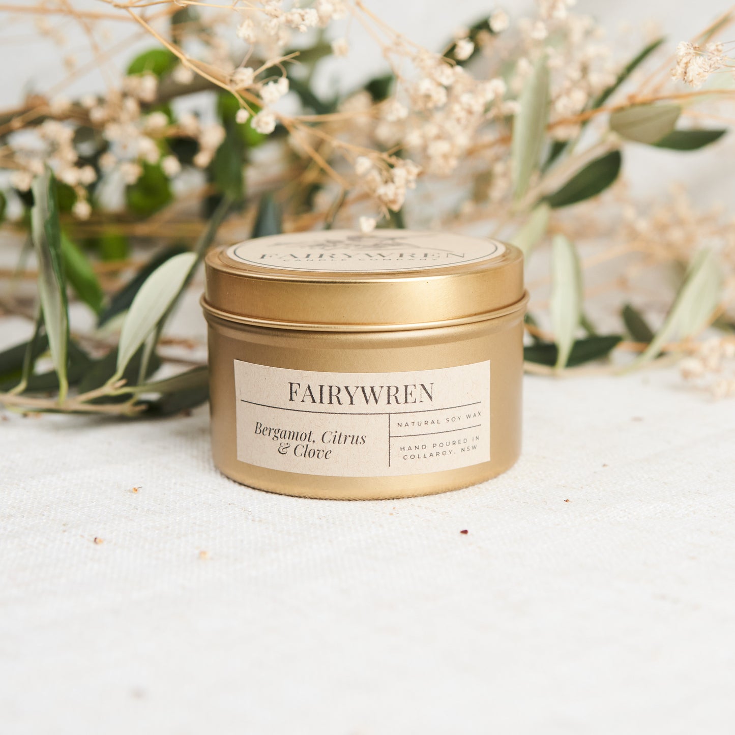Bergamot, Citrus & Clove - Travel Tin Candle