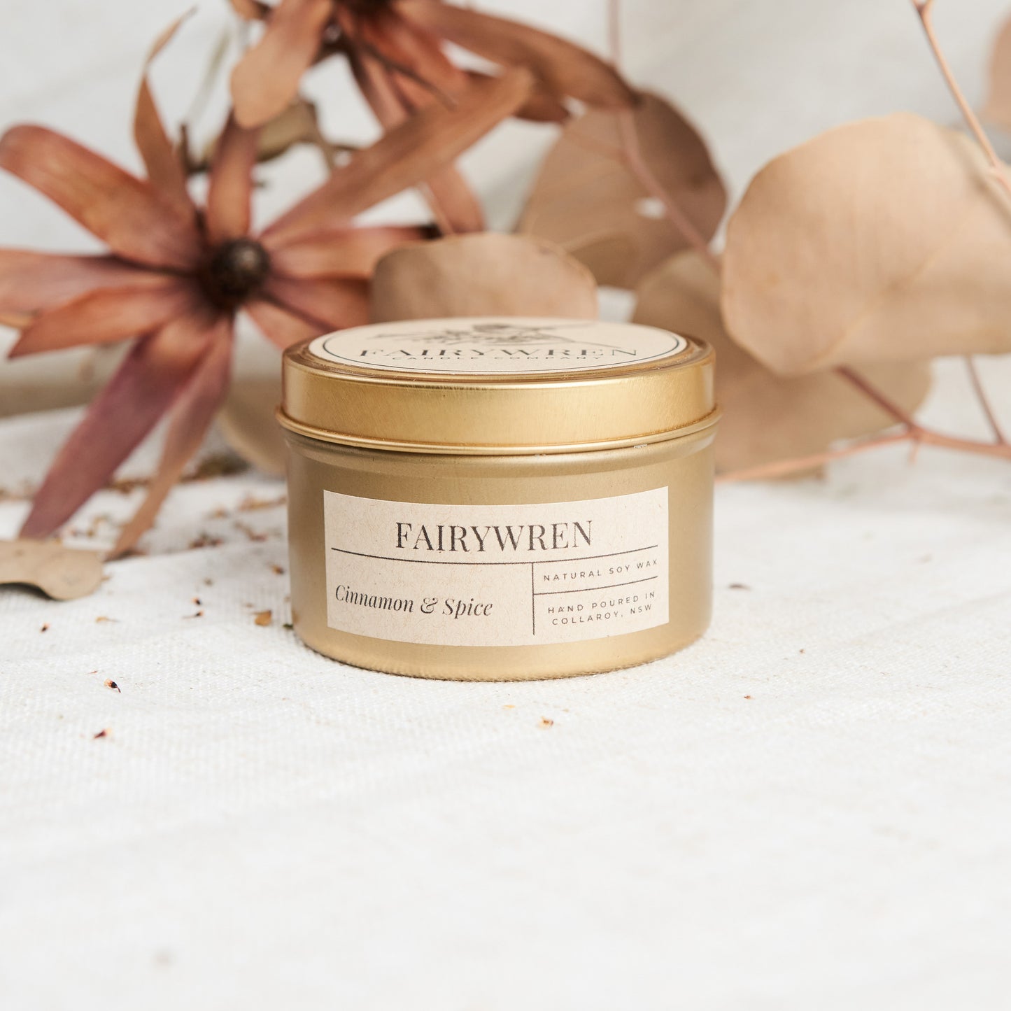 Cinnamon & Spice - Travel Tin Candle