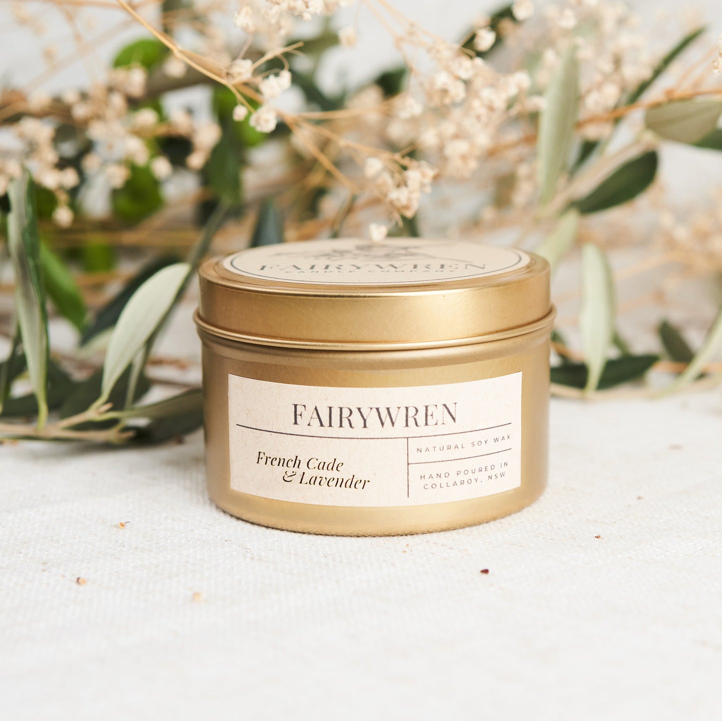 French Cade & Verbena - Travel Tin Candle