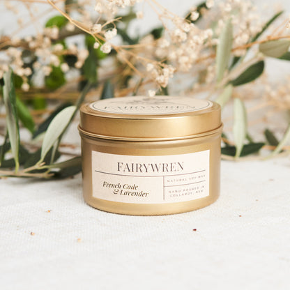French Cade & Verbena - Travel Tin Candle