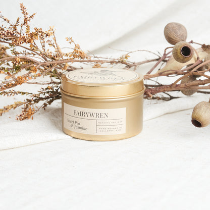 Sweet Pea & Jasmine - Travel Tin Candle