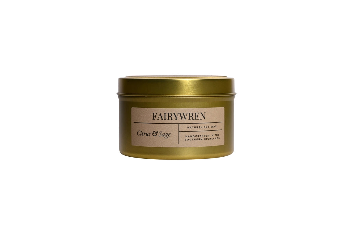 Citrus & Sage - Travel Tin Candle