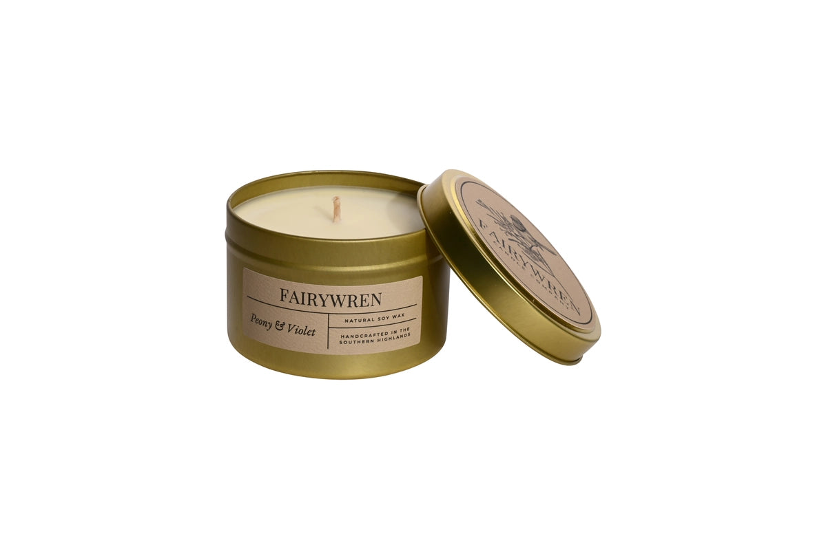 Peony & Violet - Travel Tin Candle