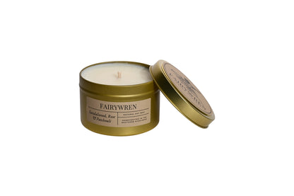 Sandalwood, Rose & Patchouli - Travel Tin Candle