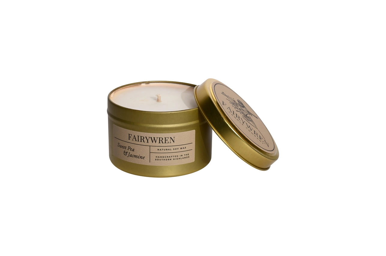Sweet Pea & Jasmine - Travel Tin Candle
